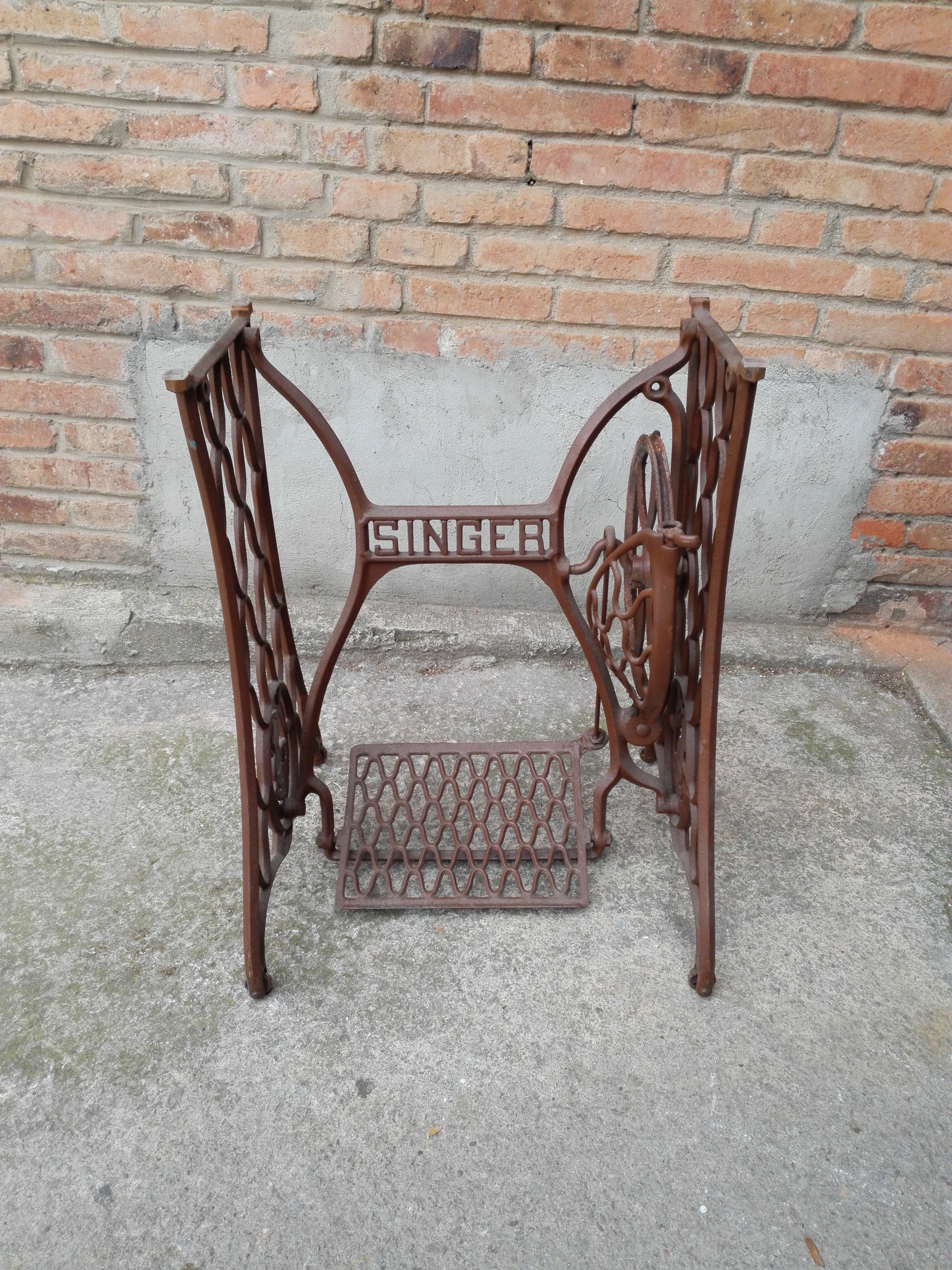 pie mesa taller bar hierro 72x54.5x30-48 1u consultar cantidades